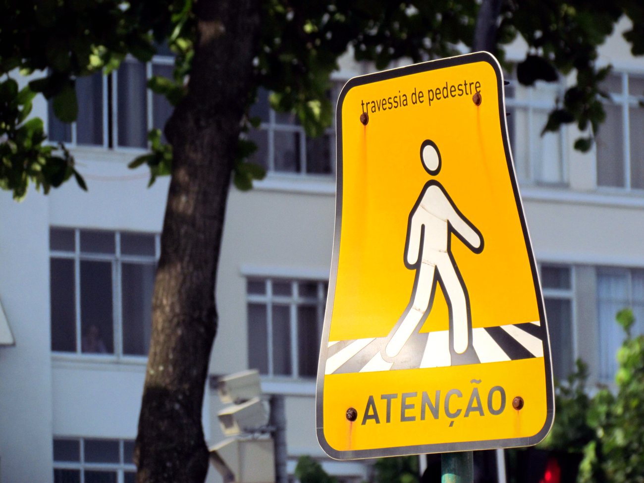 Tree-lined residential street in Ipanema, Rio de Janeiro