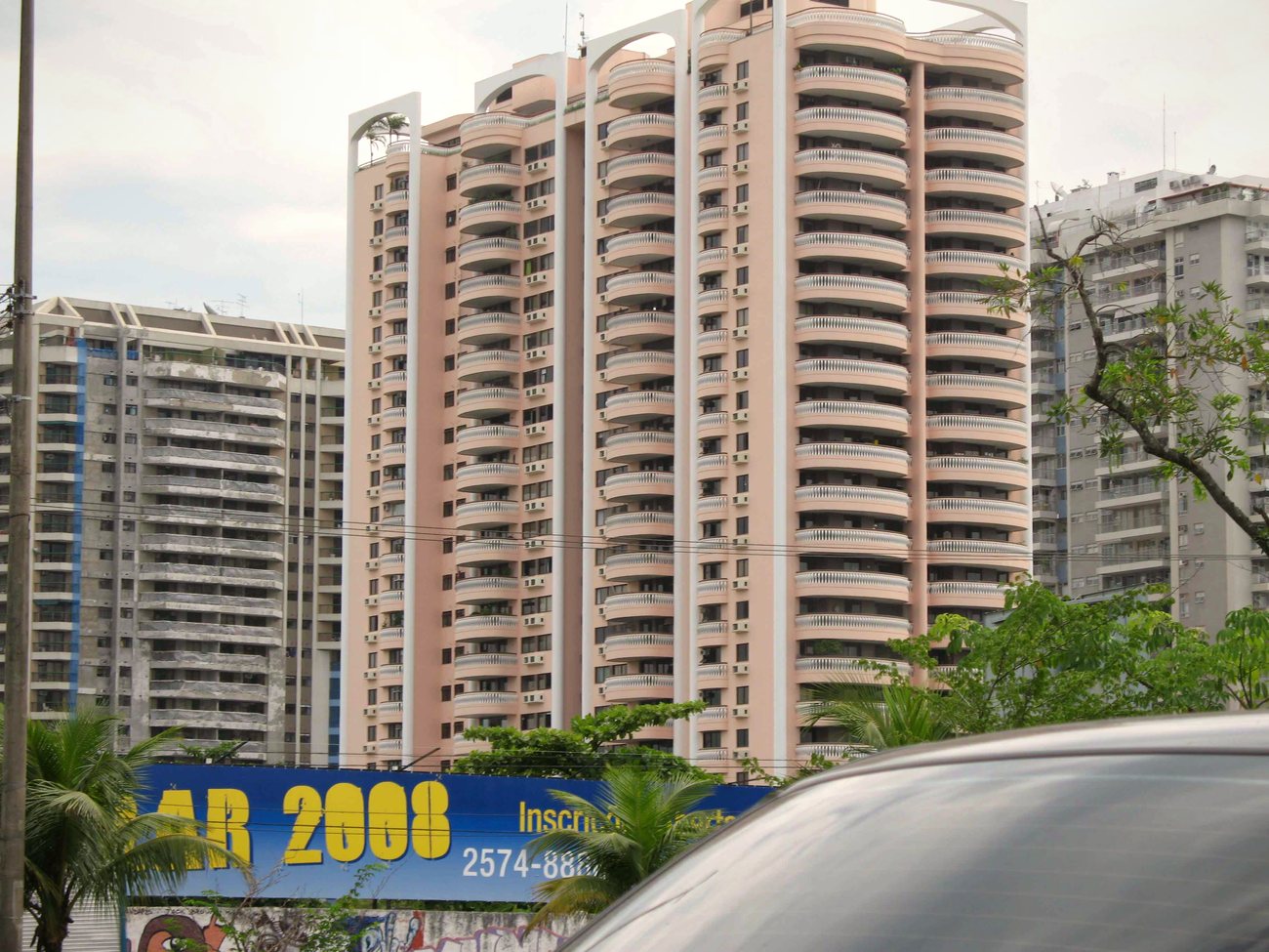 Apartment buildings along the beachfront in Rio de Janeiro, the kind of property a CPF lets a foreigner buy