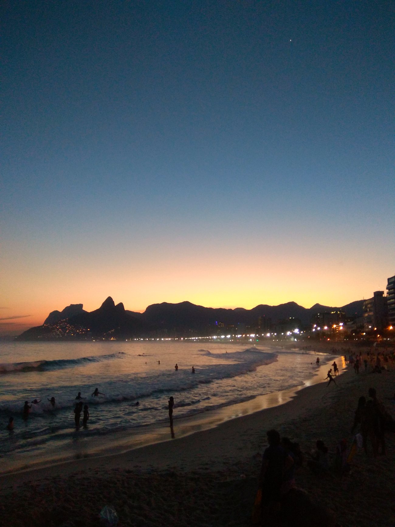 Balcony of an apartment building in Ipanema overlooking the neighbourhood
