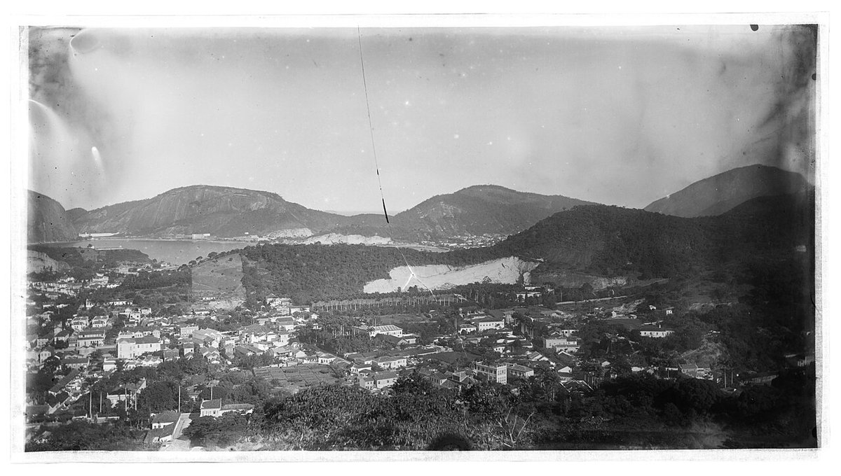 Historic view of Laranjeiras, Rio de Janeiro — the setting of this building in earlier decades