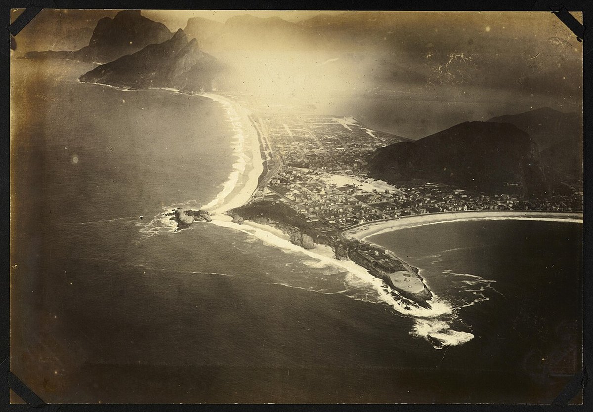 Historic view of Leblon, Rio de Janeiro — the setting of this building in earlier decades