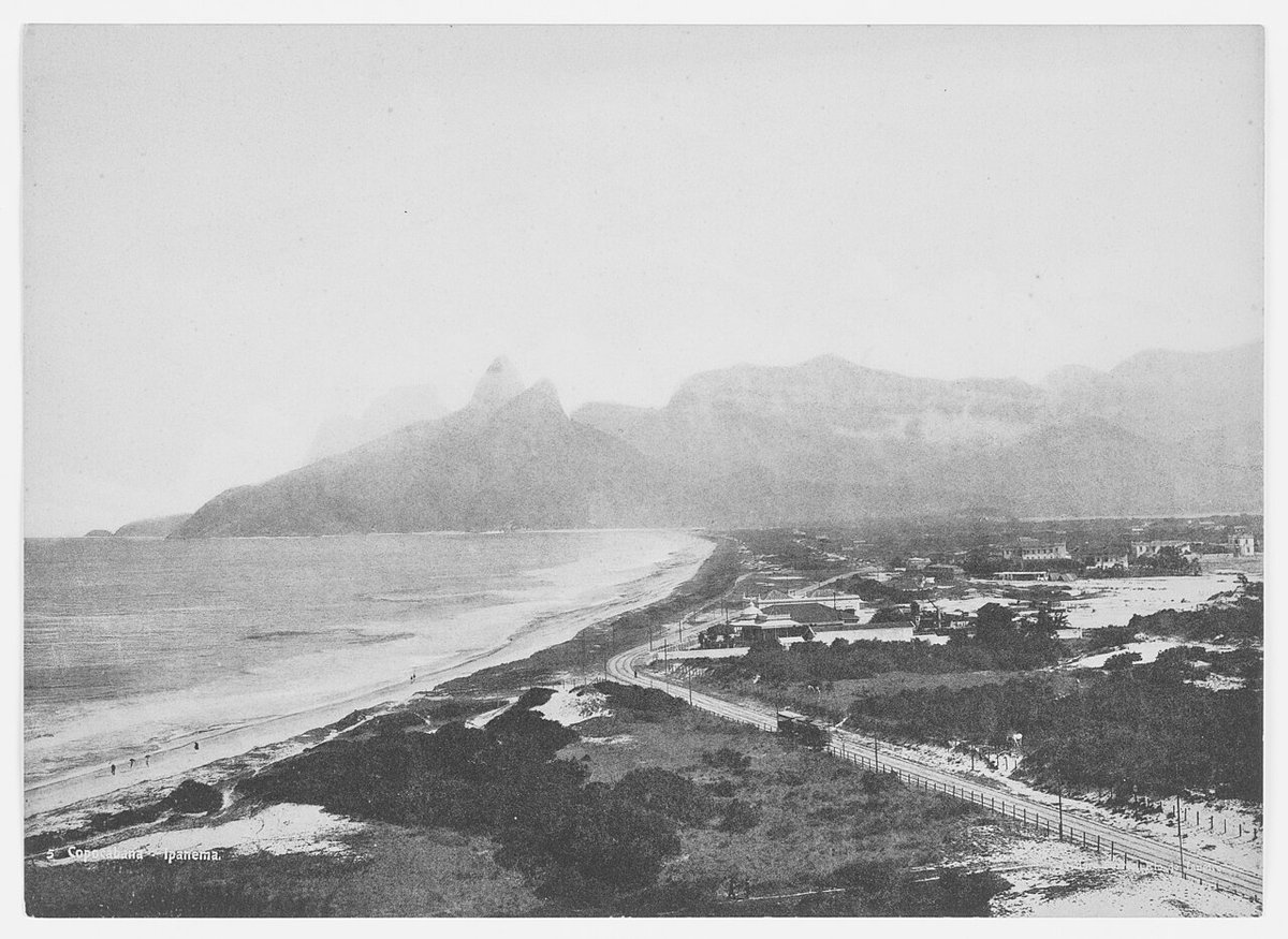 Historic view of Ipanema, Rio de Janeiro — the setting of this building in earlier decades