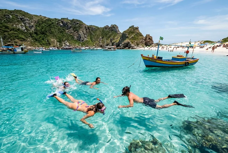 Lifestyle and scenery in Arraial do Cabo, Rio de Janeiro state