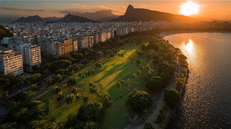 Straßenszene in Flamengo, Rio de Janeiro