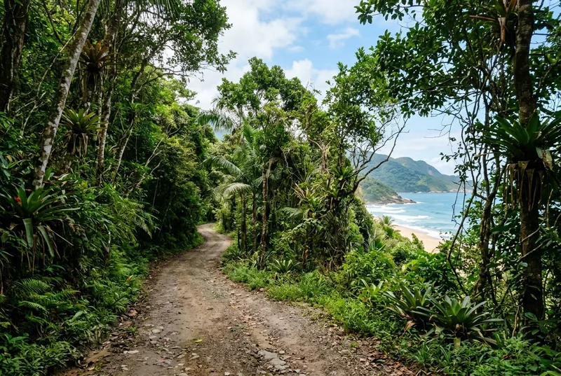 Street scene in Grumari, Rio de Janeiro
