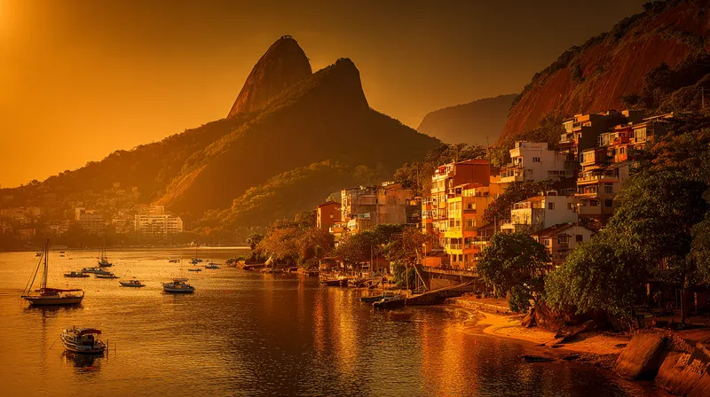 Straßenszene in Urca, Rio de Janeiro