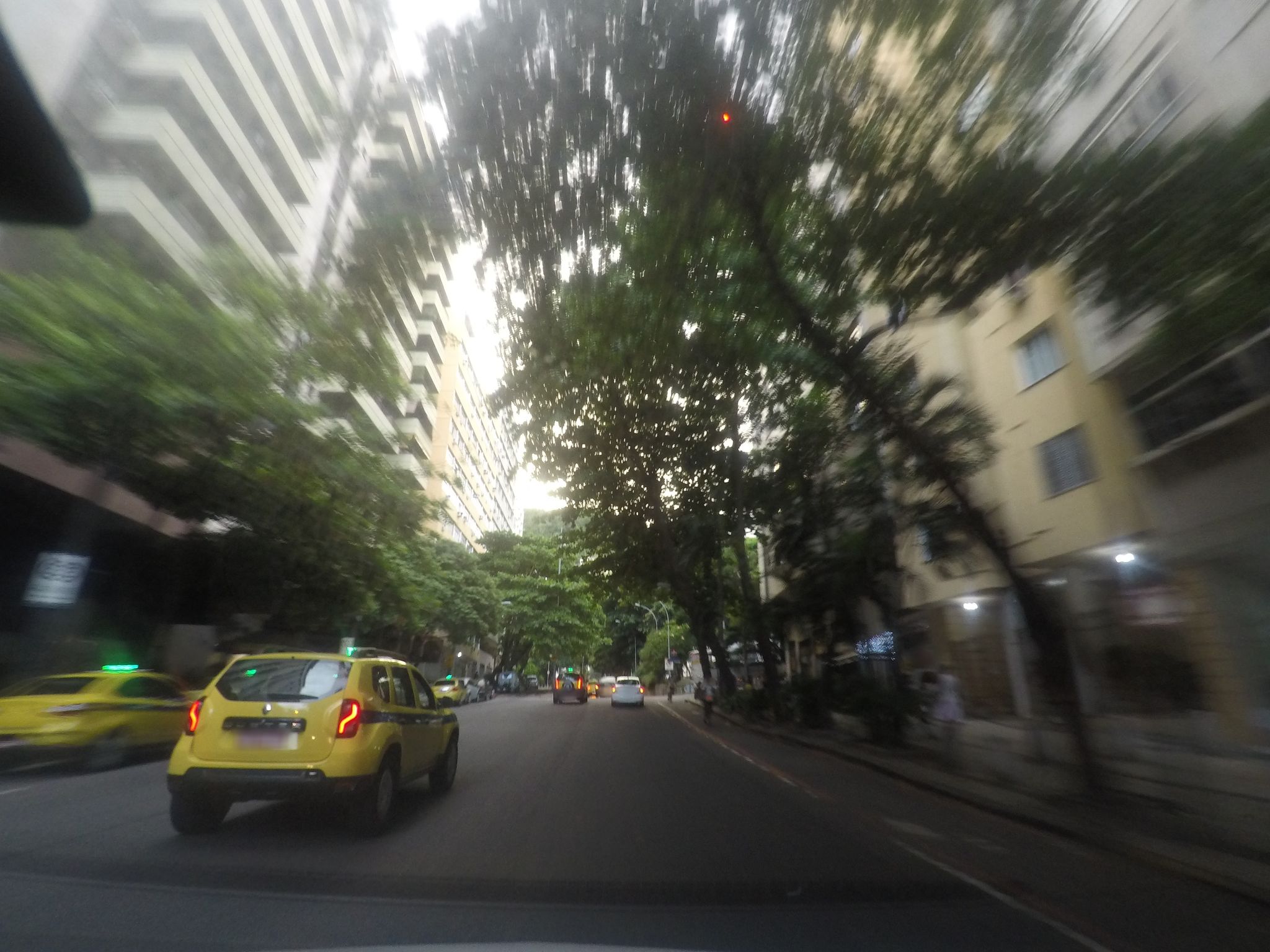 Street-level view near Barão do Rio Verde, Copacabana