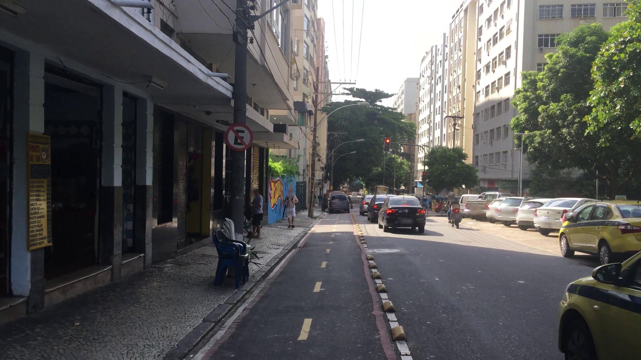Street-level view near Centro Park, Humaitá