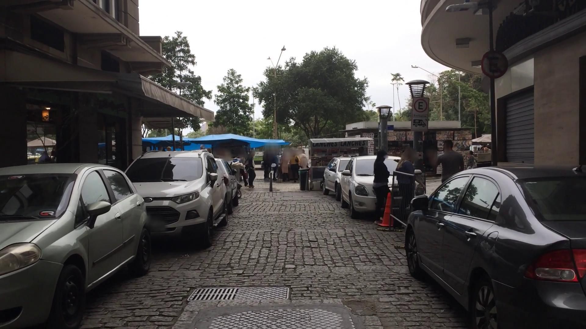 Street-level view near Ed. Francisco Serrado, Centro