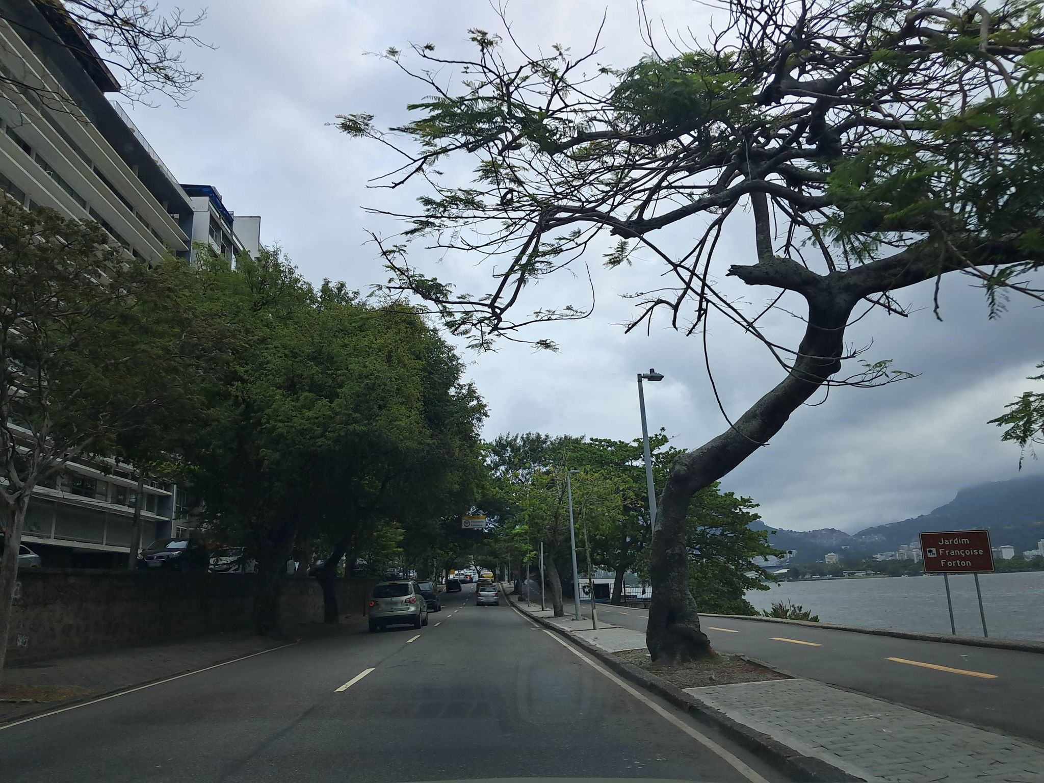 Street-level view near Edifício José Garcia, Ipanema