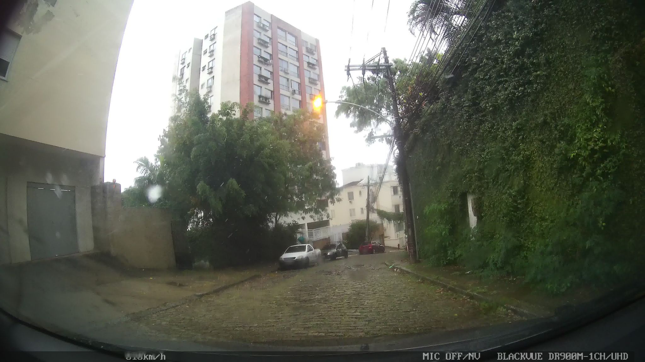 Street-level view near Edifício Pena Marfim, Jardim Botânico