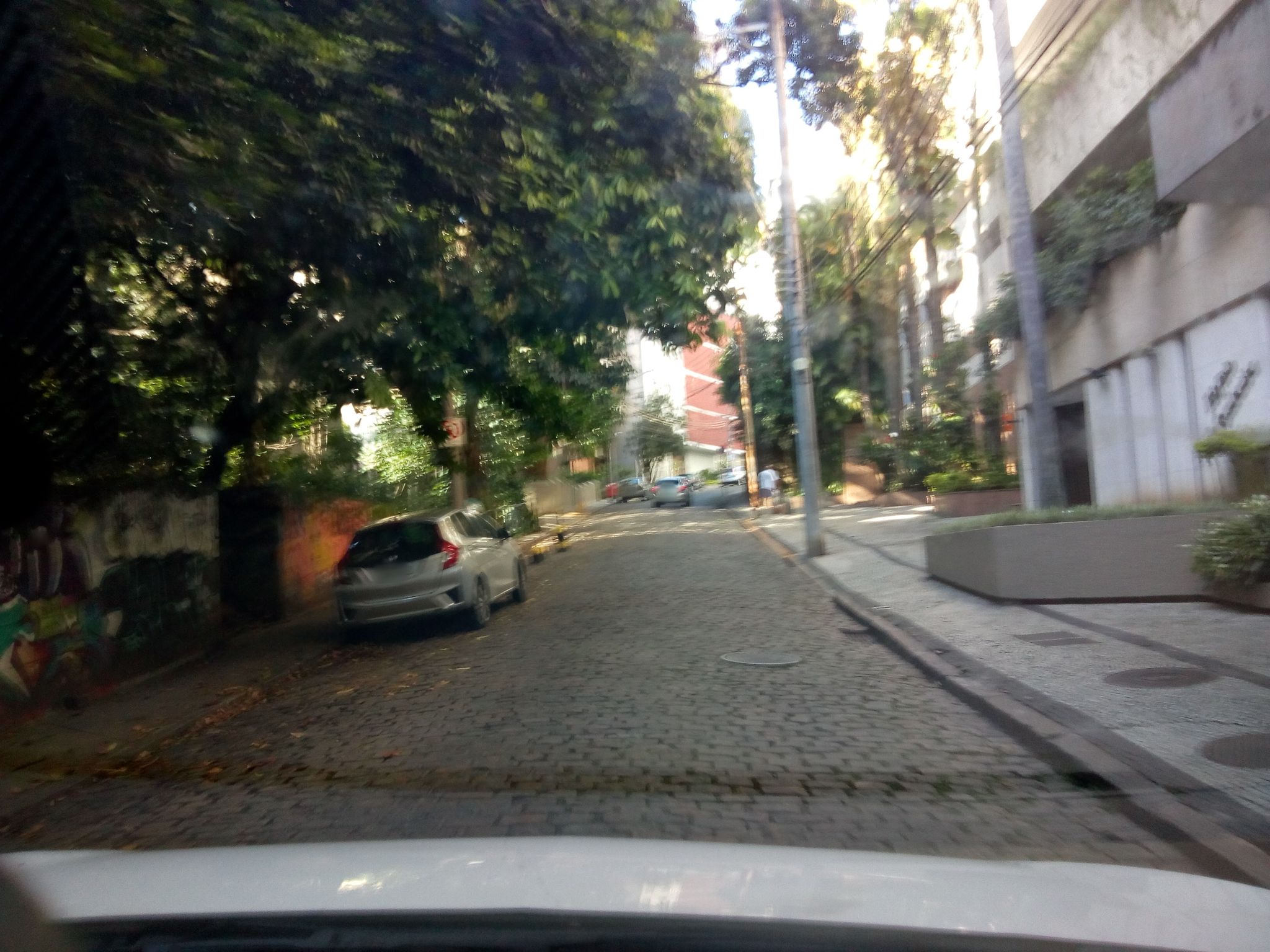 Street-level view near Edifício Sabaíba, Leblon