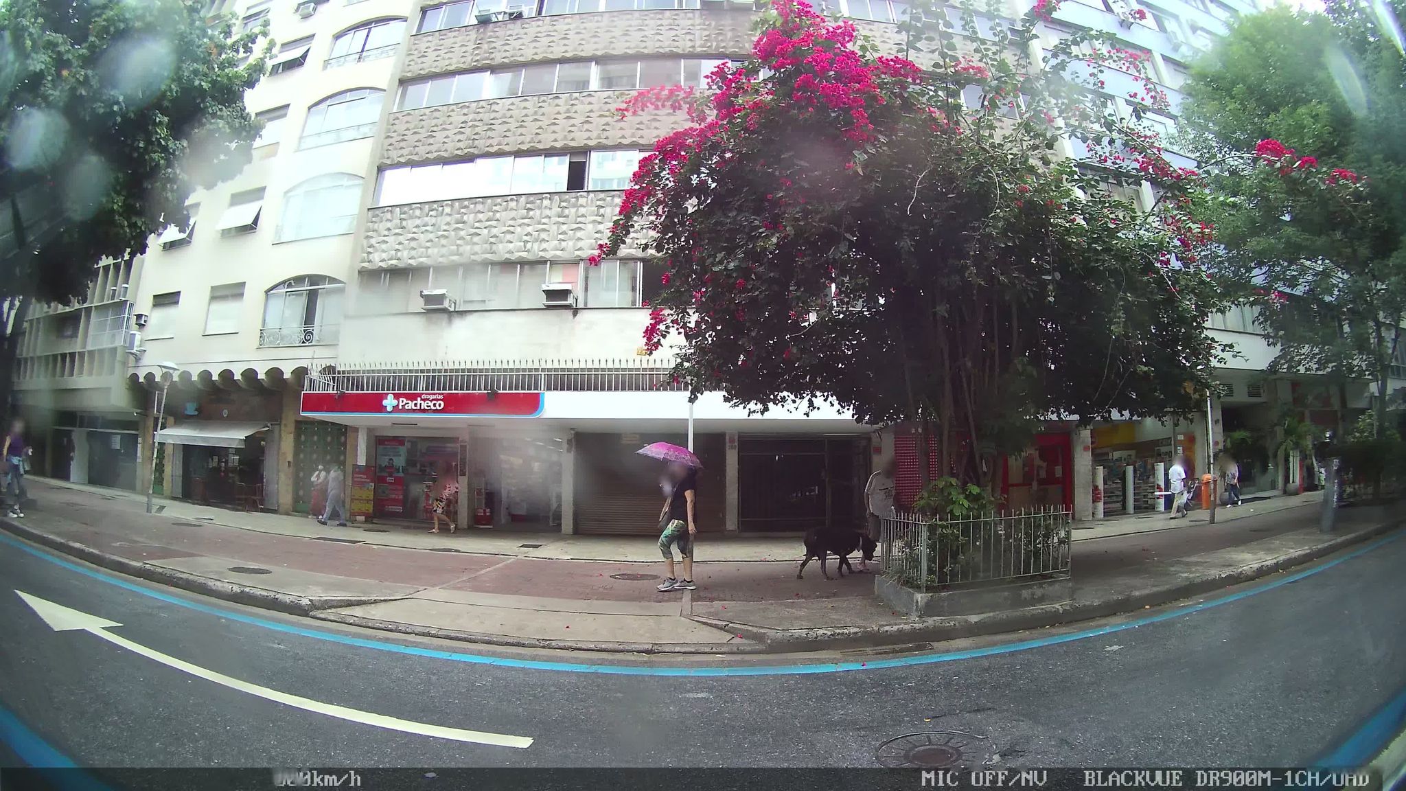 Street-level view near Edifício Silva, Ipanema