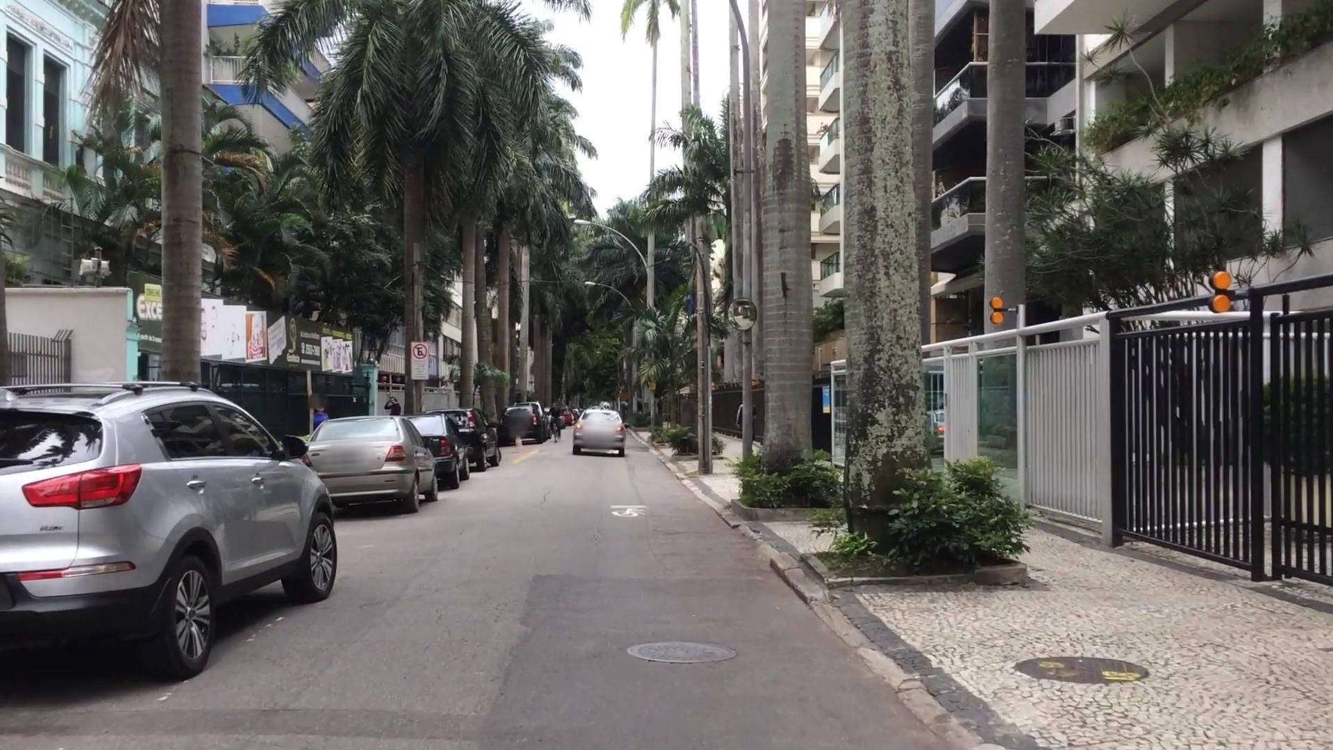 Street-level view near Imperial Palms, Laranjeiras