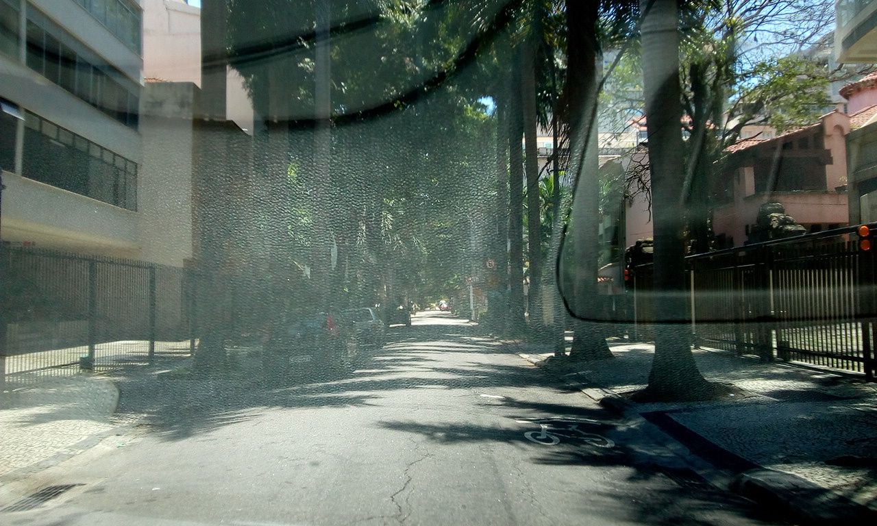 Street-level view near Mabel, Laranjeiras