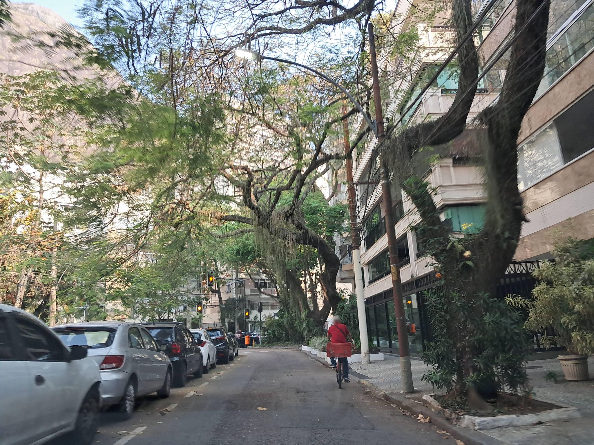 Street-level view near Marco César, Lagoa