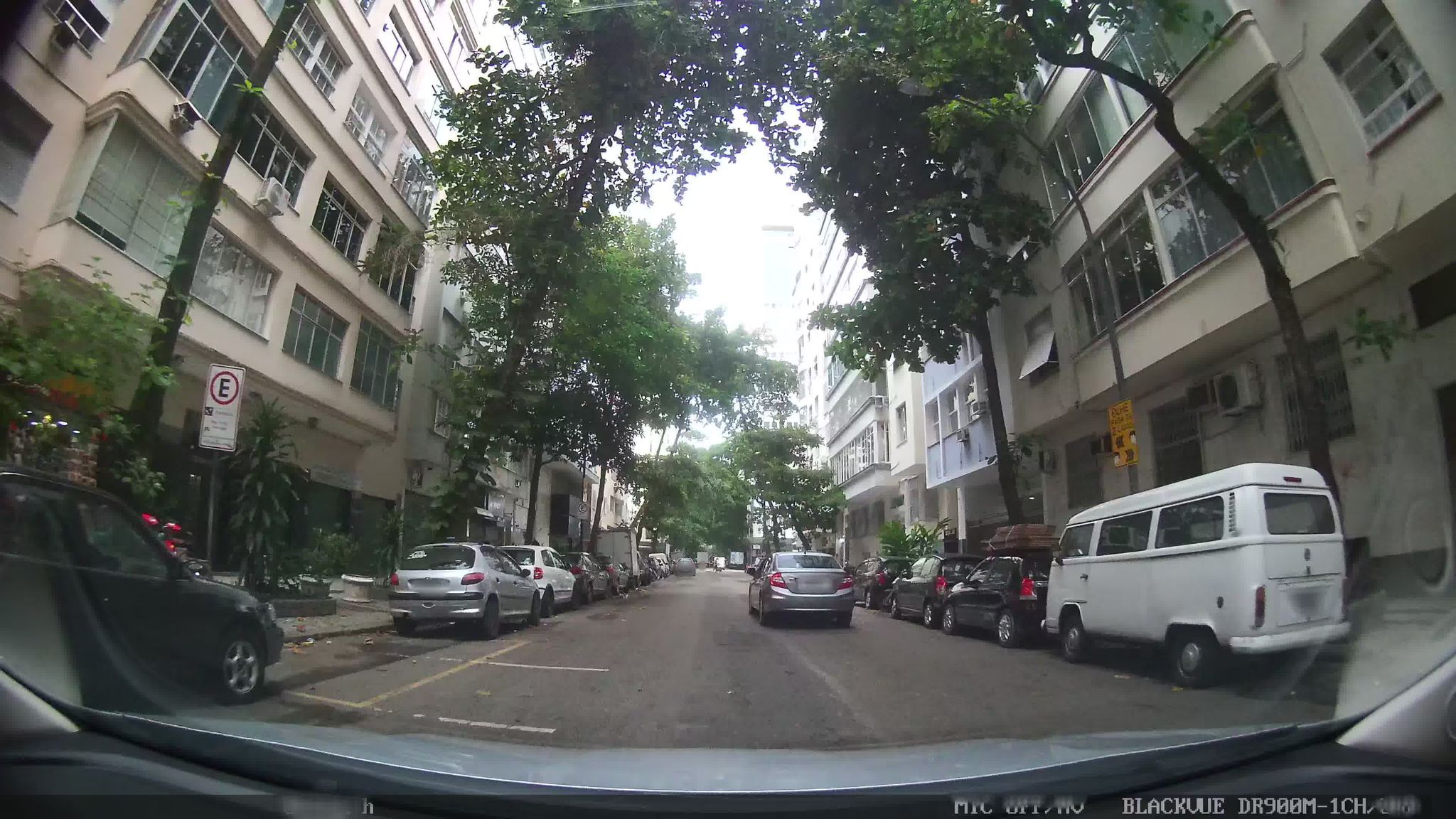 Street-level view near Ouro Fino, Leme