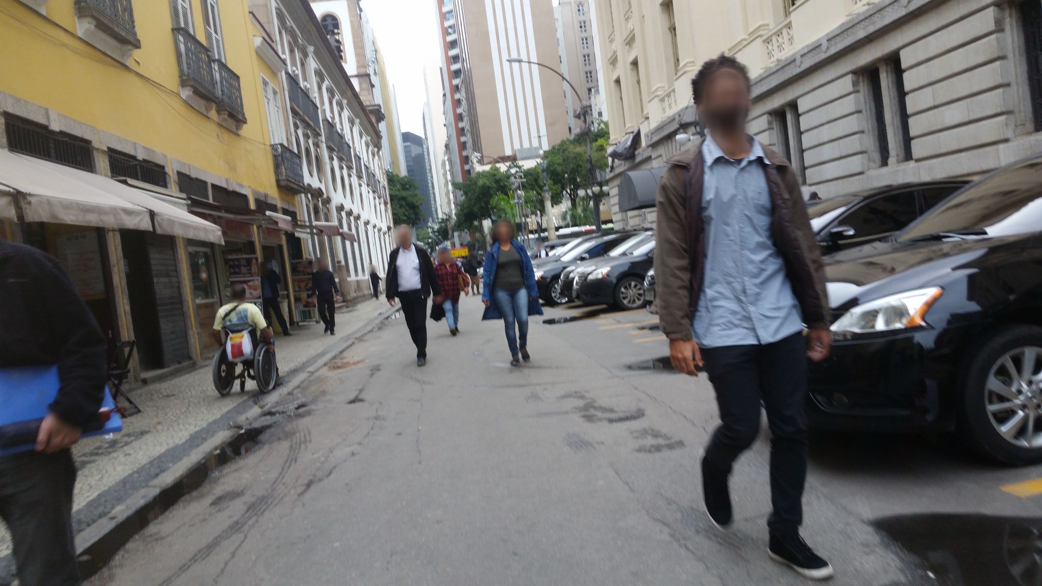 Street-level view near Palácio Tiradentes - Alerj, Centro