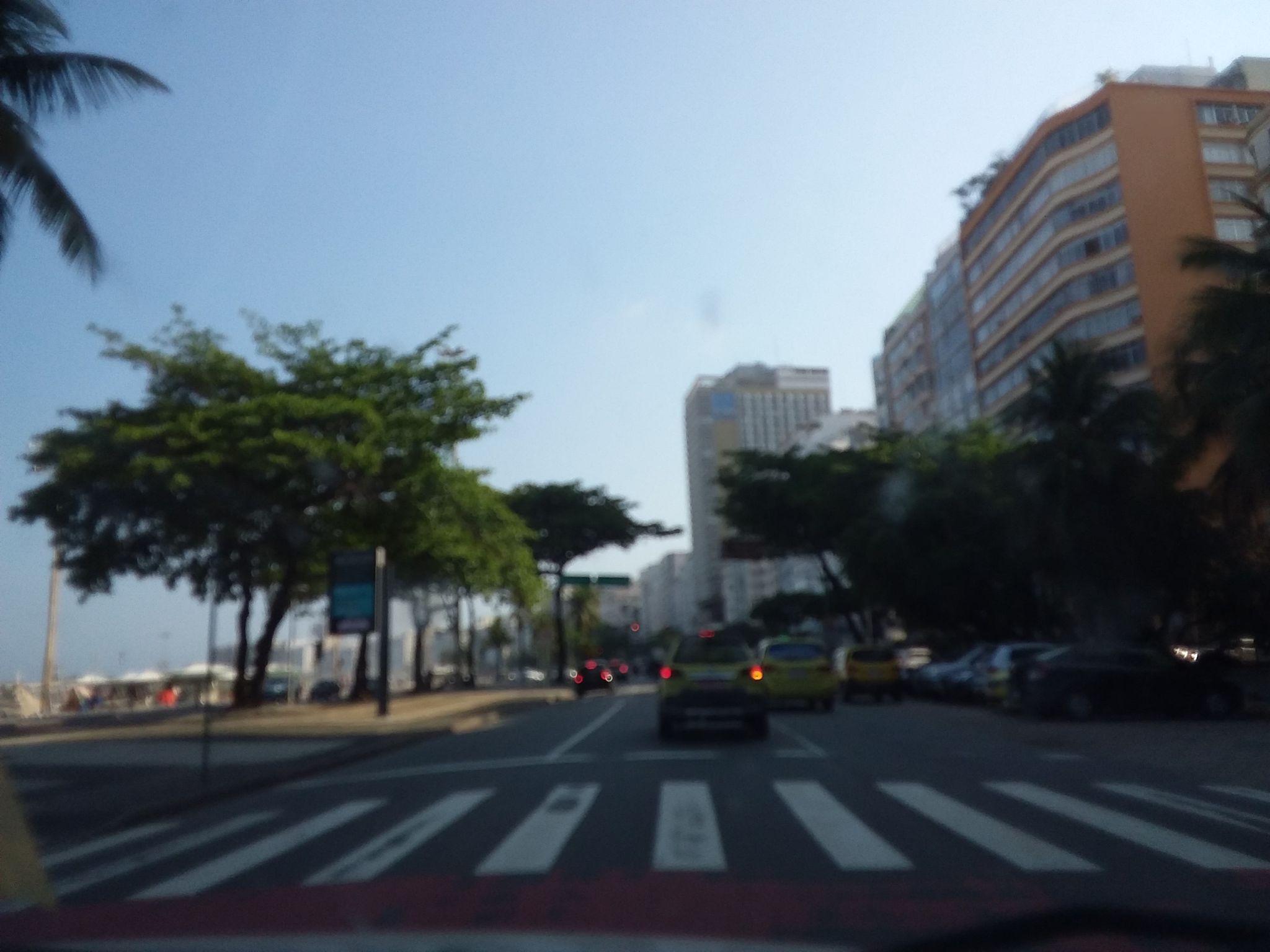Street-level view near Pestana Rio Atlantica, Leme