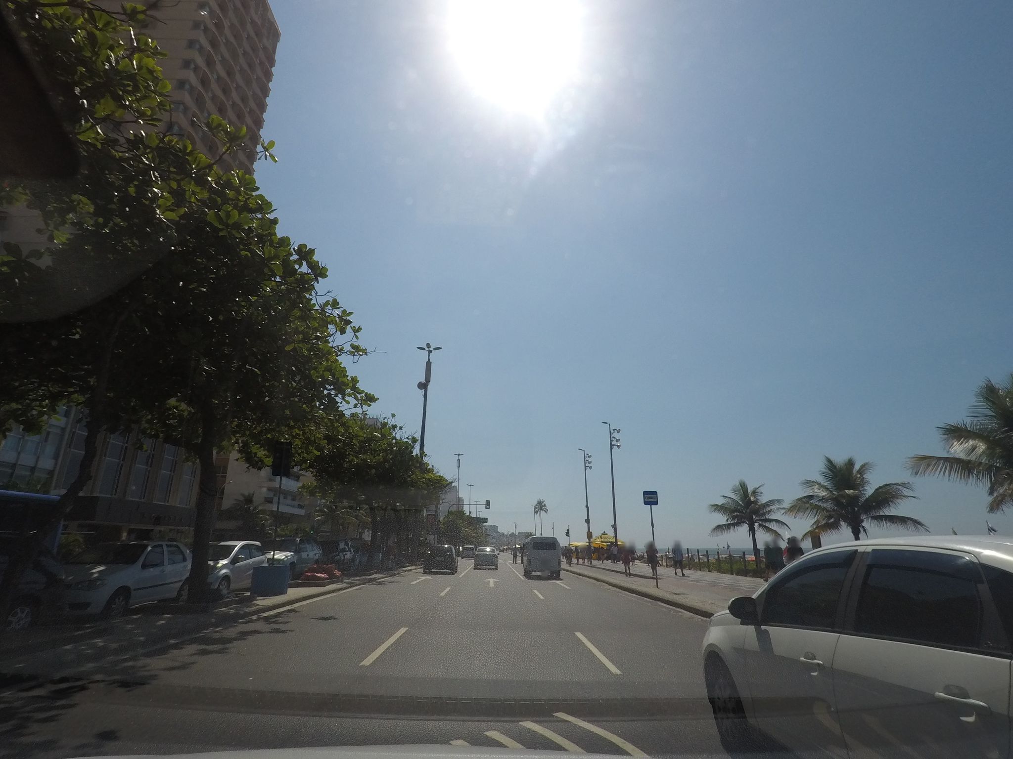Street-level view near Vila Mar, Leblon