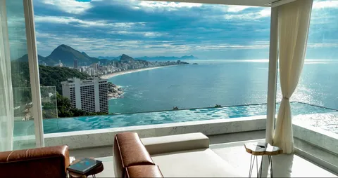 Four-suite duplex penthouse with ocean and mountain views in Vidigal – 3