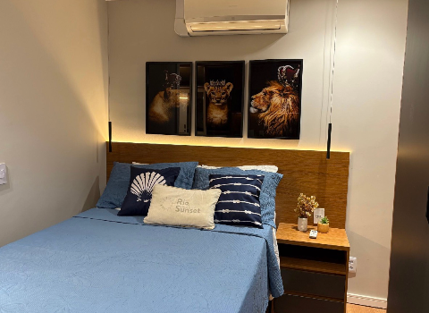 Studio muito amplo e novo