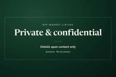 Private and confidential apartment in Ipanema